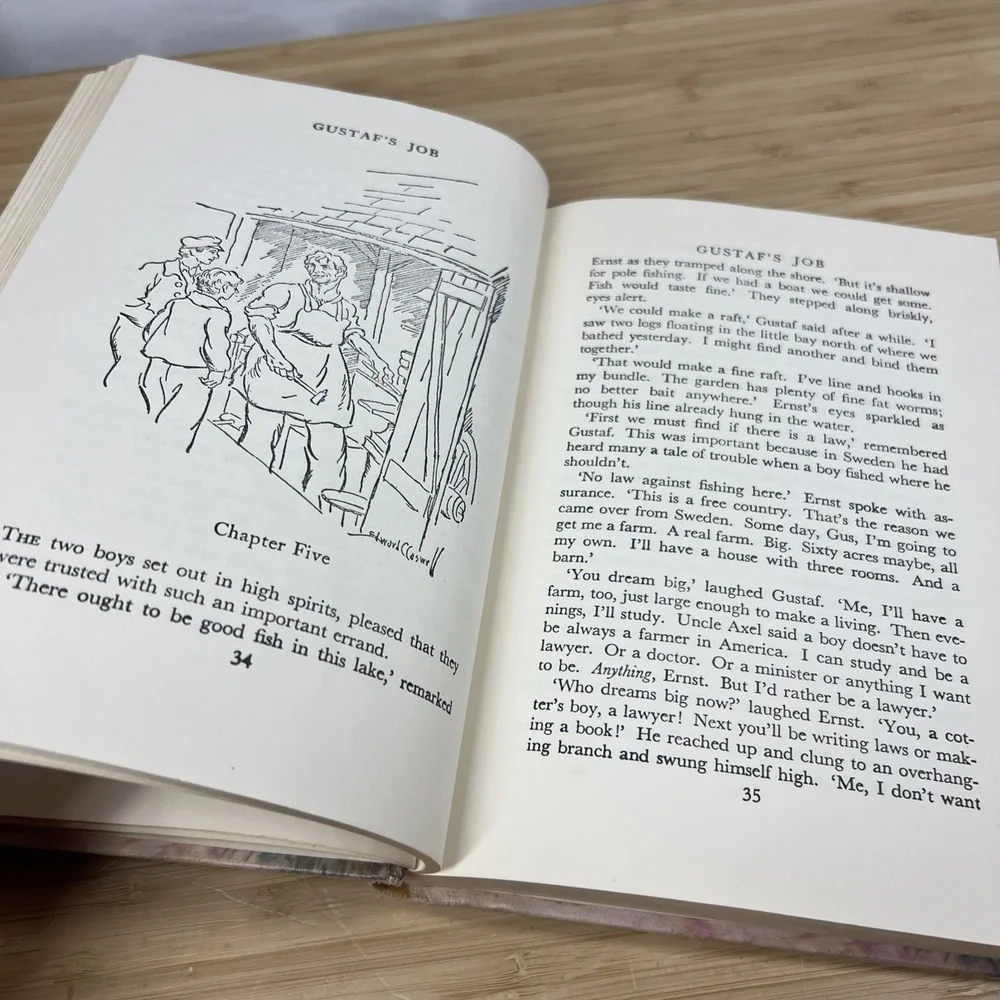 Sod-House Winter: They Came from Sweden By Clara Ingram Judson. 1942 Vintage HC.